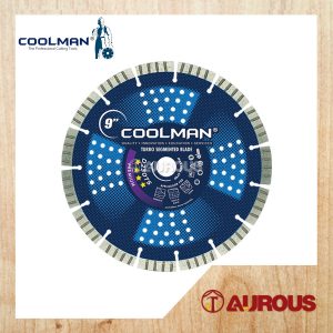 COOLMAN GENERAL PURPOSE BLADE SINTERED HIGH SPEED DIAMOND CUTTING DISC 9''/230MM (D230TS)