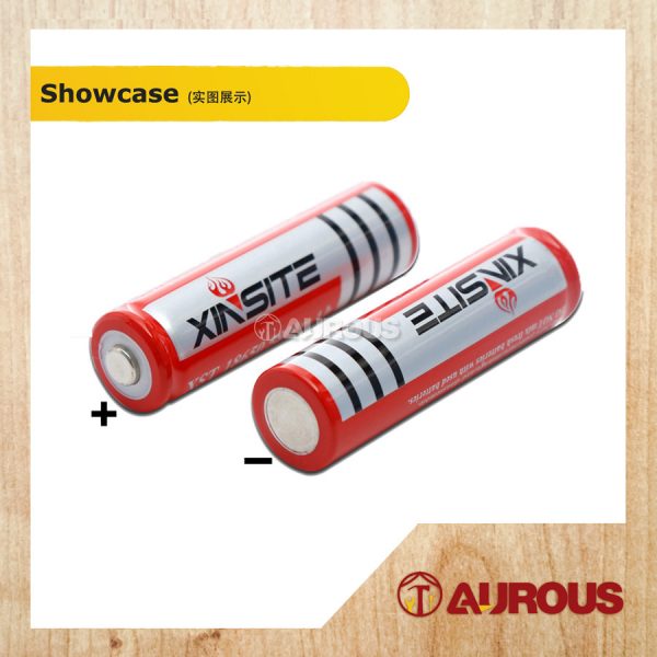 1 PIECE XINSITE SUPER LIFE RECHARGEABLE LI-ION BATTERY 18650 2800MAH 3.7V (RED) - Image 3