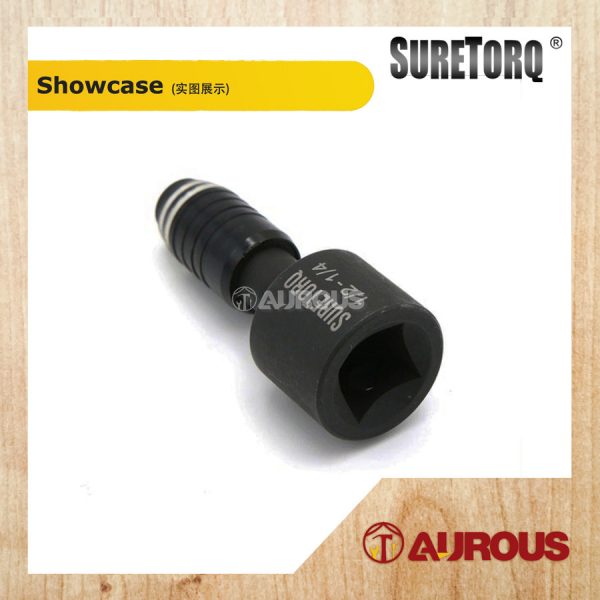 SURETORQ MAGNETIC IMPACT SQUARE DRIVE BIT HOLDER 6MM 1/2'' X 1/4'' X 61MM (0362-0103) - Image 4