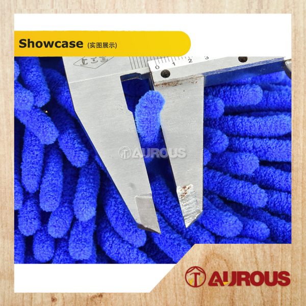 BLUE CHENILLE SOFT MICROFIBRE CAR WASHING SPONGE CAR CARE CLEANING TOOLS - Image 5