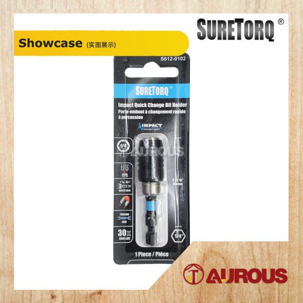 SURETORQ MAGNETIC IMPACT QUICK CHANGE BIT HOLDER 6MM 1/4 X 65MM (0612-0102) - Image 4