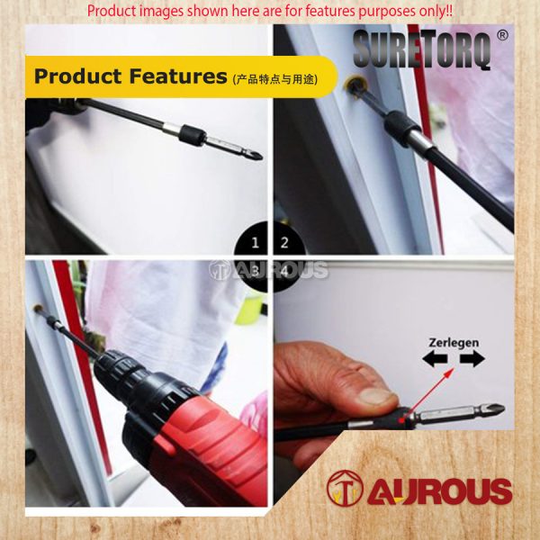 SURETORQ MAGNETIC IMPACT QUICK CHANGE BIT HOLDER 6MM 1/4 X 152MM (0616-0102) - Image 8