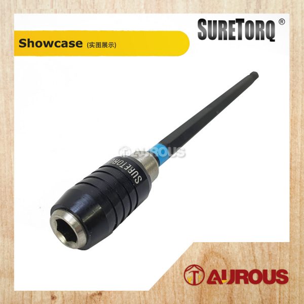 SURETORQ MAGNETIC IMPACT QUICK CHANGE BIT HOLDER 6MM 1/4 X 152MM (0616-0102) - Image 2