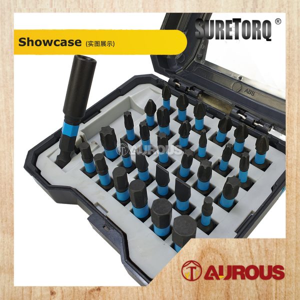 SURETORQ 31PCS IMPACT SCREW DRIVER BIT SET (0410-3104) - Image 3