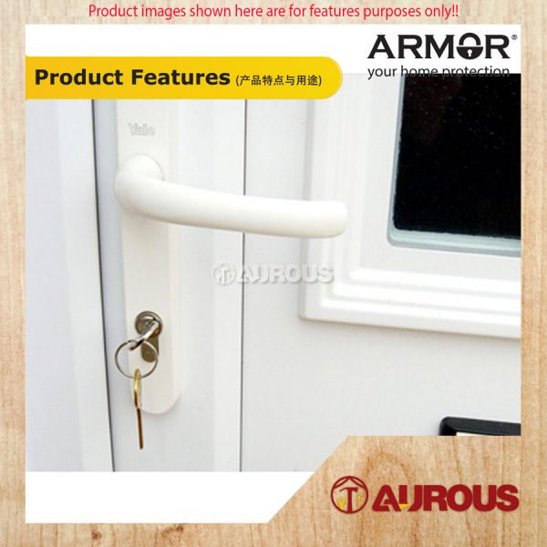 ARMOR EURO PROFILE ONE SIDED KEY CYLINDER APC-AK45MM/SN (HALF CYLINDER WITH KEY) - Image 6