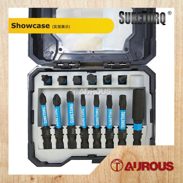 SURETORQ 14PCS IMPACT SCREW DRIVER BIT SET (0410-1401) - Image 4