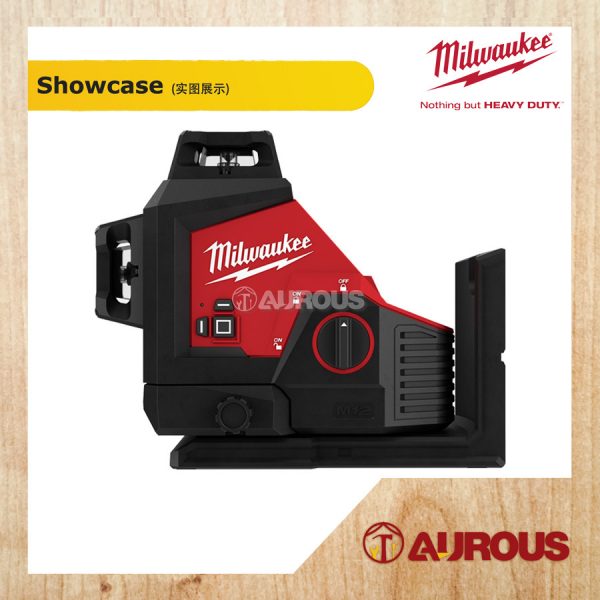 MILWAUKEE M12 MAGNETIC 360 DEGREE 3 LINE PLANE LASER MACHINE M12 3PL-0 [BARE TOOL] - Image 2