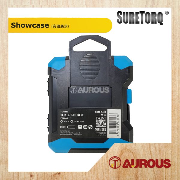 SURETORQ 14PCS IMPACT SCREW DRIVER BIT SET (0410-1401) - Image 2