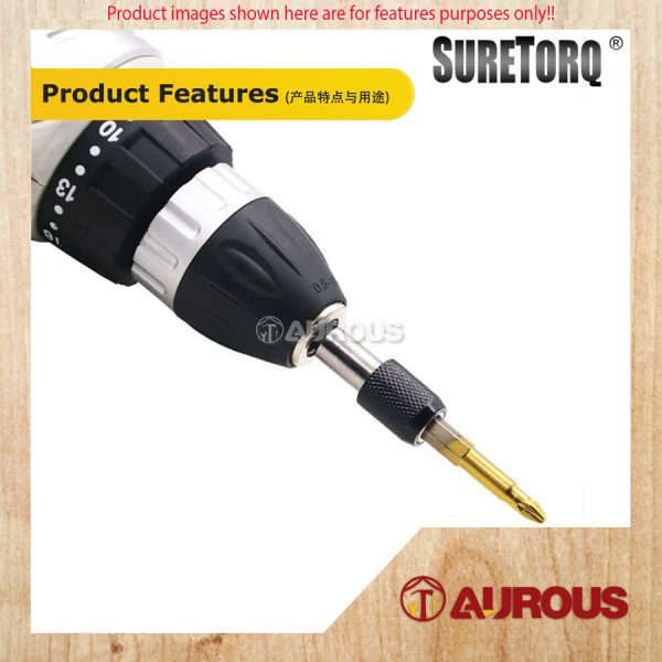 SURETORQ MAGNETIC IMPACT QUICK CHANGE BIT HOLDER 6MM 1/4 X 65MM (0612-0102) - Image 6