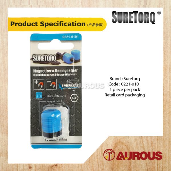 SURETORQ MAGNETIZEER & DE MAGNETIZER IMPACT SCREW BIT COVER 1/4'' (0221-0101) - Image 6