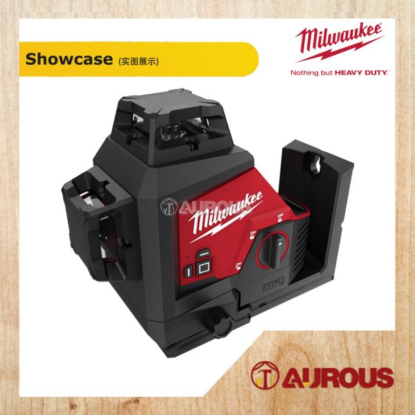 MILWAUKEE M12 MAGNETIC 360 DEGREE 3 LINE PLANE LASER MACHINE M12 3PL-0 [BARE TOOL] - Image 3