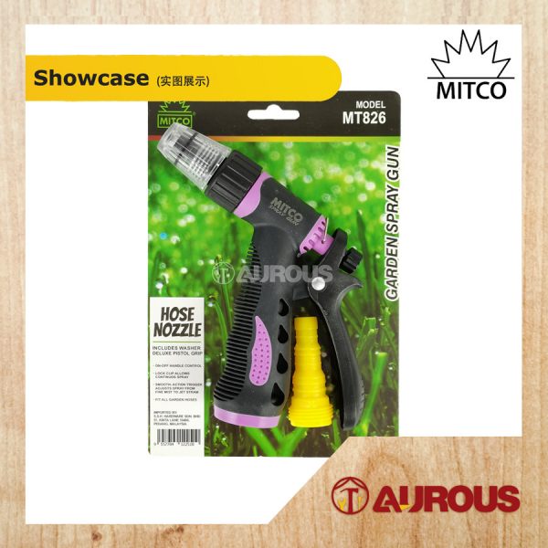 MITCO GARDEN FITTING HOSE NOZZLE WATER JET SPRAY GUN (MT826) - Image 2