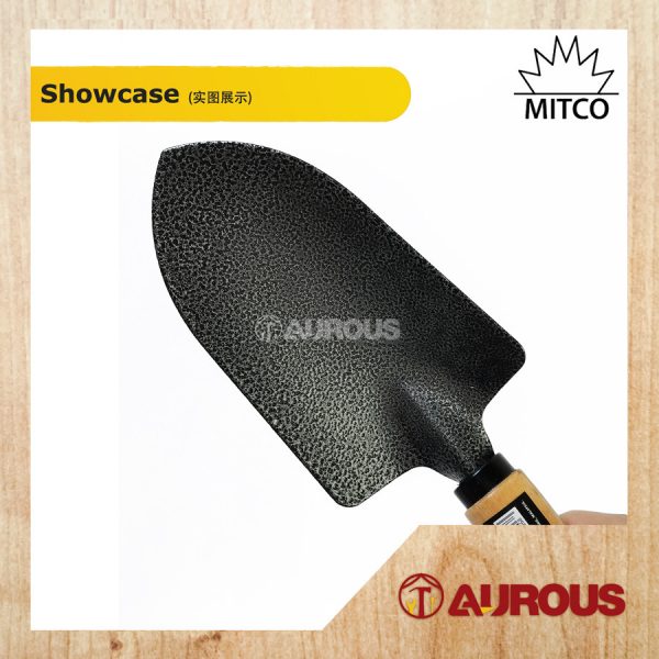 MITCO GARDENING TOOLS MINI STEEL SHOVEL / FORK WITH WOOD HANDEL (TW07 / TW08) - Image 5