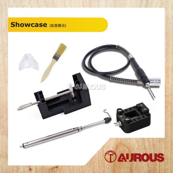 125 PCS DREMEL ELECTRIC MINI STRAIGHT GRINDER MULTIPURPOSE MACHINE WITH FLEXIBLE SHAFT AND HOLDER BRACKET - Image 5