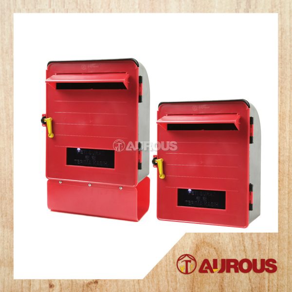 KOYOMAT RED PVC LETTER BOX / PETI SURAT PLASTIC (SMALL / BIG)