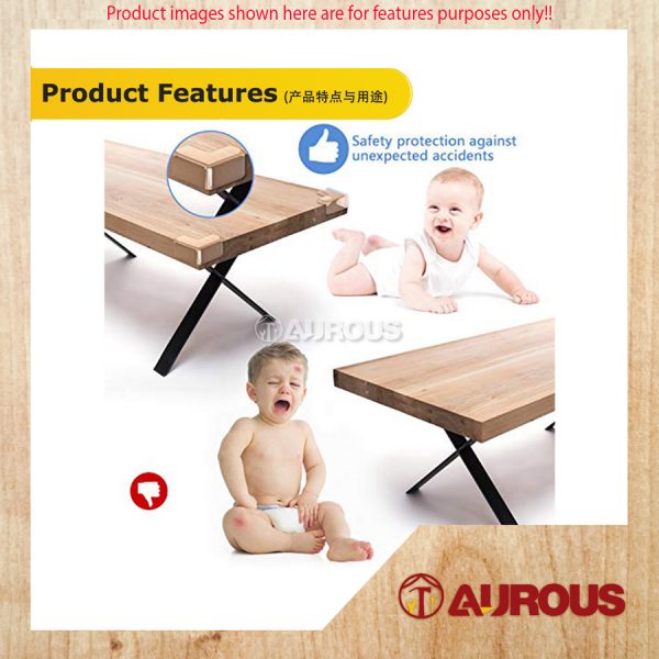 TRANSPARENTS ANTI-COLLISION FURNITURE CORNER PROTECTOR BABY SAFETY TABLE CORNER GUARD - Image 4