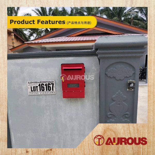 KOYOMAT RED PVC LETTER BOX / PETI SURAT PLASTIC (SMALL / BIG) - Image 7