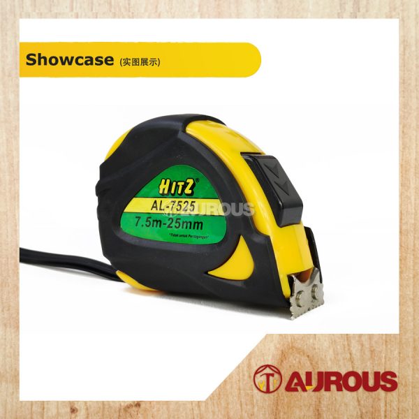 HITZ AUTO LOCK STEEL MEASURING TAPE WITH MAGNETIC 7.5M (AL-7525) - Image 3