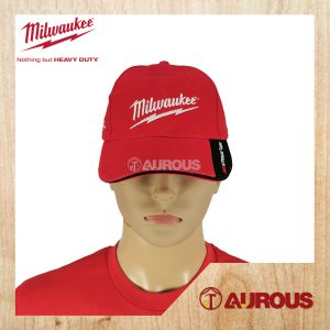 MILWAUKEE CAP ORIGINAL FUEL UNISEX EMBROIDERY CASUAL COTTON RED CAP (LIMITED EDITION)