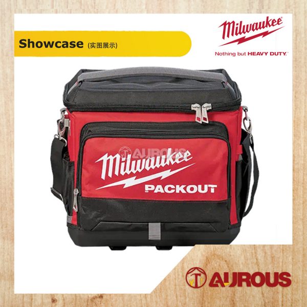 MILWAUKEE PACKOUT SERIES JOBSITE COOLER BAG WITH IMPACT RESISTANT 48-22-8302 - Image 2