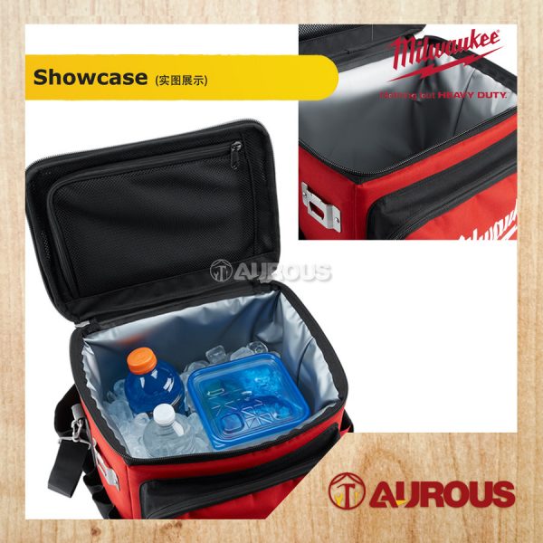 MILWAUKEE PACKOUT SERIES JOBSITE COOLER BAG WITH IMPACT RESISTANT 48-22-8302 - Image 4
