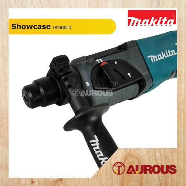 MAKITA ROTARY COMBINATION HAMMER HR2470X5 24MM (15/16") WITH EXTRA FREE GIFT - Image 4