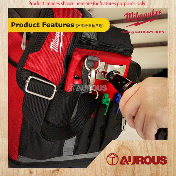 MILWAUKEE PACKOUT SERIES JOBSITE COOLER BAG WITH IMPACT RESISTANT 48-22-8302 - Image 9