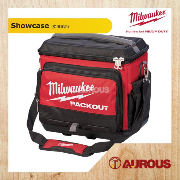 MILWAUKEE PACKOUT SERIES JOBSITE COOLER BAG WITH IMPACT RESISTANT 48-22-8302 - Image 3