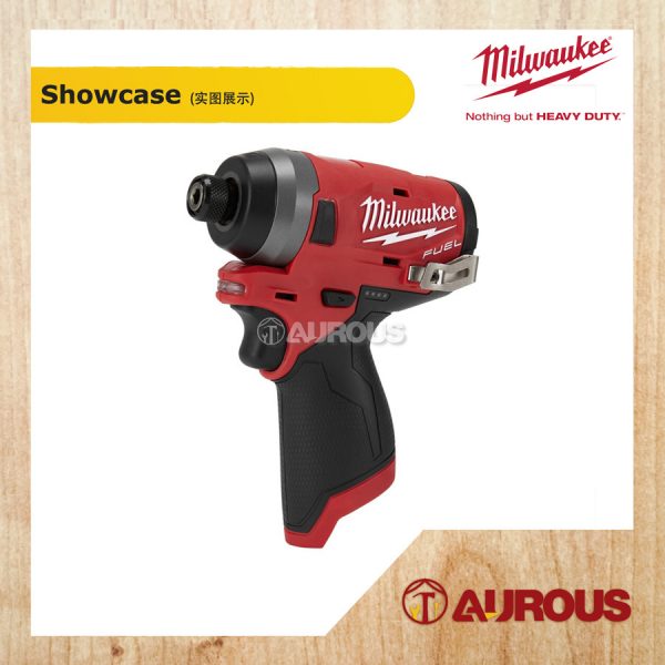 MILWAUKEE M12 FUEL GEN ll HEX IMPACT DRIVER M12 FID-632C C/W 6.0 & 3.0Ah BATTERY - Image 3