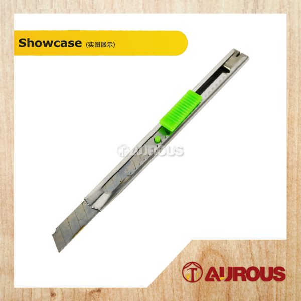 9MM BLADE UTILITY METAL BLADE KNIFE / PAPER CUTTER / SNAP OFF BLADE KNIFE (COLOUR RANDOM) - Image 4