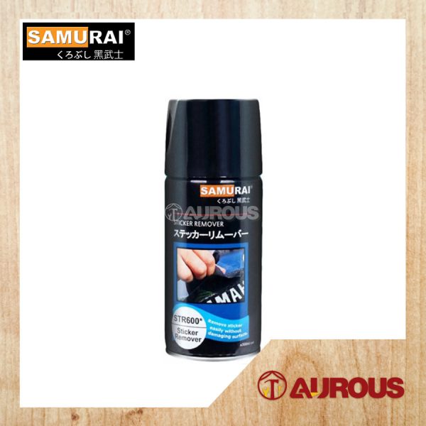 SAMURAI AEROSOL MOTORCYCLE SPRAY PAINT STR600* 300ML (STICKER REMOVER)