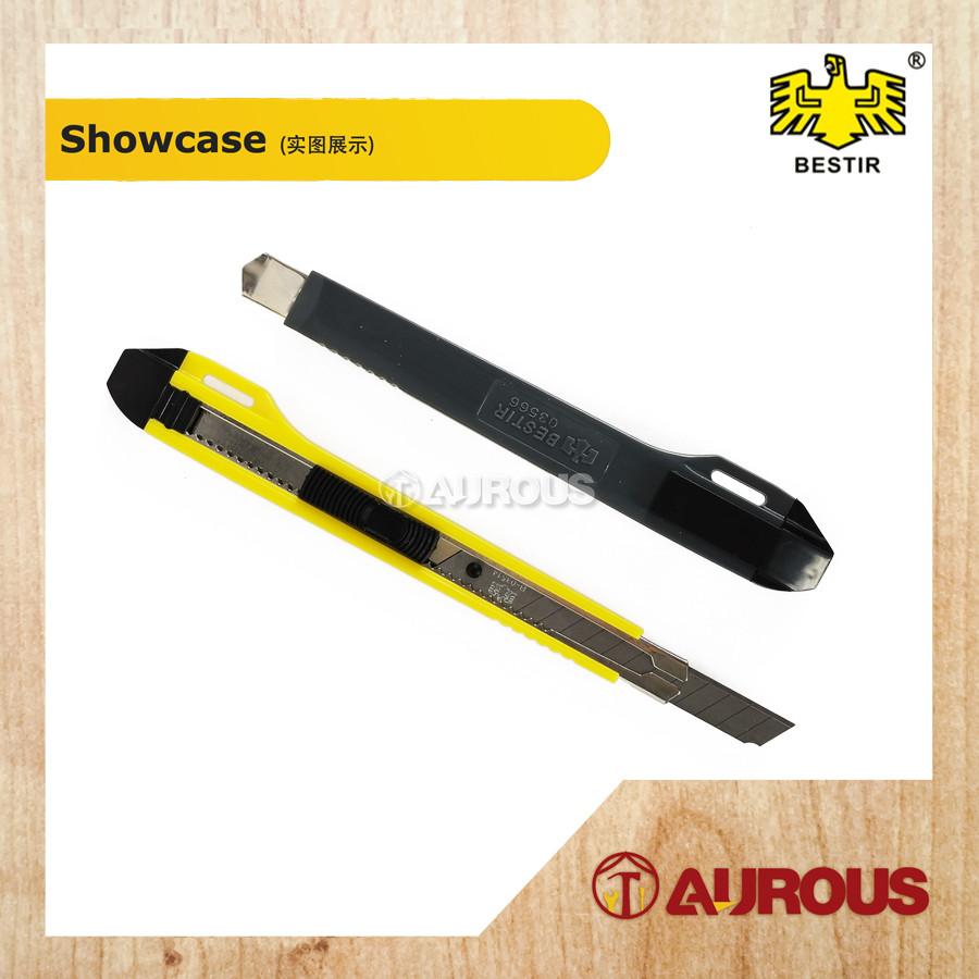 BESTIR 9MM CUTTER KNIFE TWIN PACK / PISAU KRAFT TANGAN (03566) - Image 3
