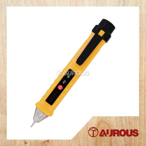 DIGITAL TEST PEN VOLTAGE NON-CONTACT AC VOLTAGE TESTER SENSITIVITY RANGE 12-1000V (YELLOW)