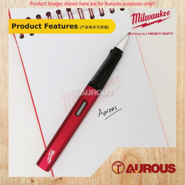 [STOCK LIMITED] MILWAUKEE 0.5MM FINE GEL BLACK INK BALL PEN WITH RED CASING / MILWAUKEE A6 NOTEPAD NOTE BOOK - Image 9
