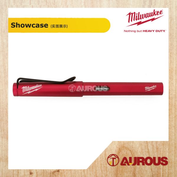 [STOCK LIMITED] MILWAUKEE 0.5MM FINE GEL BLACK INK BALL PEN WITH RED CASING / MILWAUKEE A6 NOTEPAD NOTE BOOK - Image 3