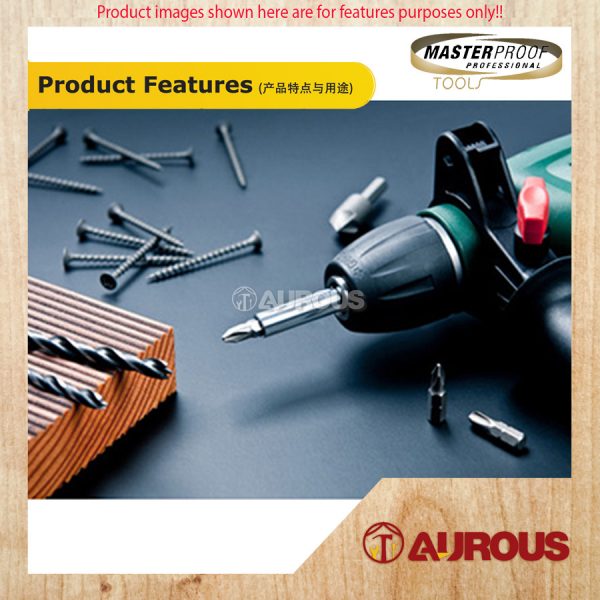 MASTERPROOF 20PCS IMPACT SCREW BIT & DRIVER DRILL BIT SET (22020) - Image 7