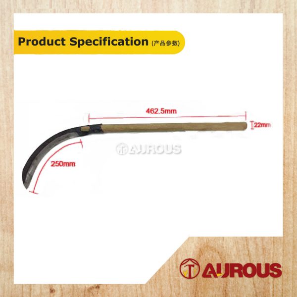 B-Tani Grass Sickle with Wood Handle Sabit Rumput - Image 4