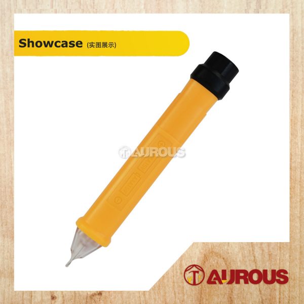 DIGITAL TEST PEN VOLTAGE NON-CONTACT AC VOLTAGE TESTER SENSITIVITY RANGE 12-1000V (YELLOW) - Image 2