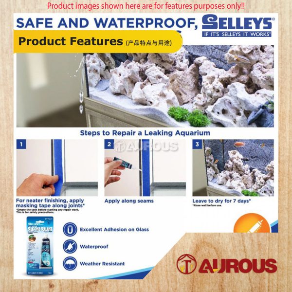 SELLEYS SILICONE SEALANT GENERAL PURPOSE (CLEAR) 75G - Image 6