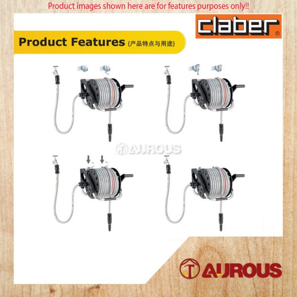 CLABER 8711 WALL MOUNTED BRACKETS FOR HOSE REELS - Image 6