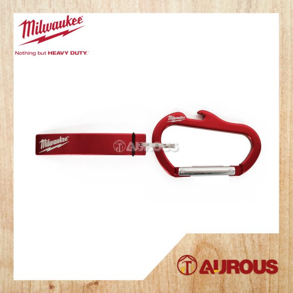 [LIMITED EDITION] MILWAUKEE BOTTLE OPENER LASER ENGRAVE KEY CHAIN & HOOK CARABINER KEYCHAIN