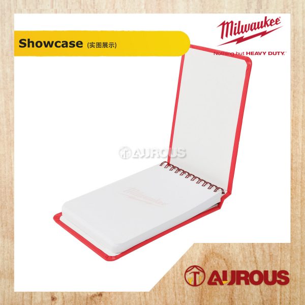 [STOCK LIMITED] MILWAUKEE 0.5MM FINE GEL BLACK INK BALL PEN WITH RED CASING / MILWAUKEE A6 NOTEPAD NOTE BOOK - Image 5