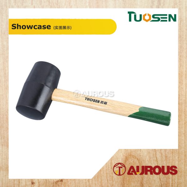 TUOSEN BLACK RUBBER MALLET DUAL FACE TILE FLOOR HAMMER / PENUKUL GETAH - Image 2