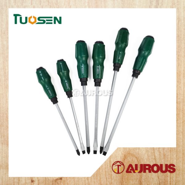 TUOSEN 6MM CHROME VANADIUM MAGNETIC HAMMER HEAD STEEL CAP DEMOLITION SCREWDRIVER (PH / FH)