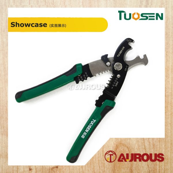 TUOSEN MULTIFUNCTIONAL 4 IN 1 WIRE STRIPPER PLIER 8''/205MM (11468) - Image 3