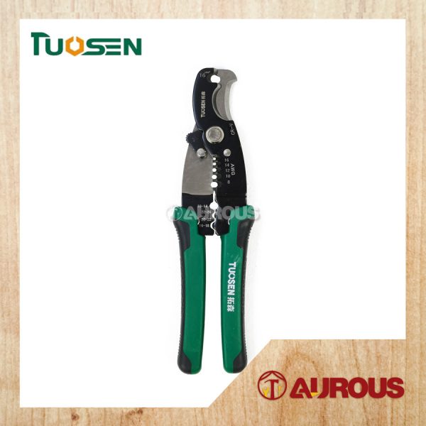 TUOSEN MULTIFUNCTIONAL 4 IN 1 WIRE STRIPPER PLIER 8''/205MM (11468)
