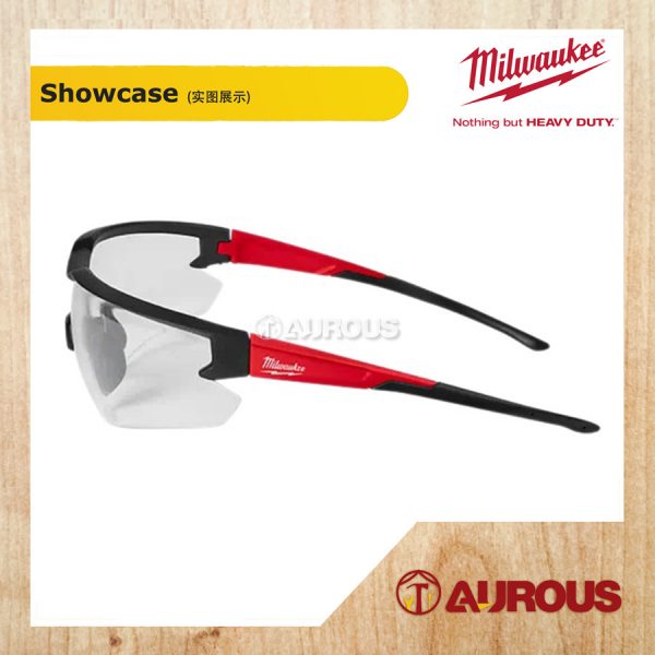 MILWAUKEE SAFETY GLASSES ANTI FOG ANTI SCRATCH LENSES [CLEAR] 48-73-2000A - Image 2