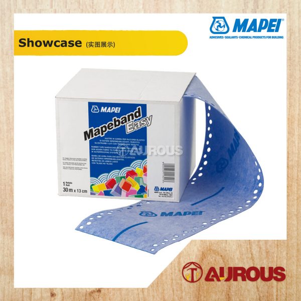 MAPEI MAPEBAND EASY RUBBER TAPE NON WOVEN FABRIC JOINT EDGE 130MM (10M/20M/30M) - Image 8