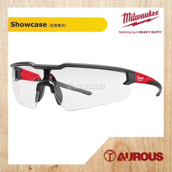 MILWAUKEE SAFETY GLASSES ANTI FOG ANTI SCRATCH LENSES [CLEAR] 48-73-2000A - Image 3