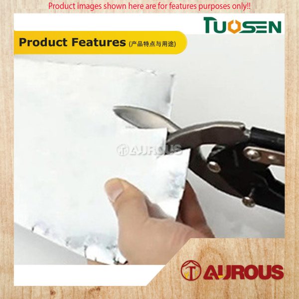 TUOSEN MAX STEEL STRAIGHT AVIATION SNIPS 10''/250MM (14391) - Image 7